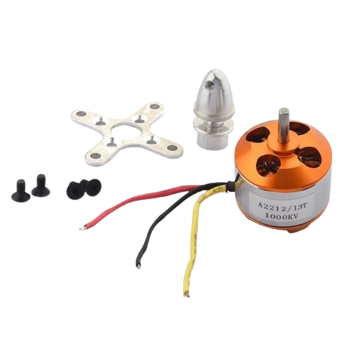 A2212/13T 1000KV Brushless Motor for drones and robotics projects, available at our electronics store near you.