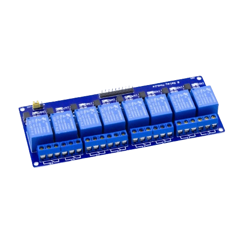 Learn how to control multiple devices using an 8-channel relay module.